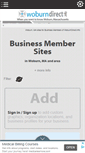 Mobile Screenshot of members.woburndirect.info